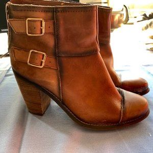 Jessica Simpson Cognac Leather Boots